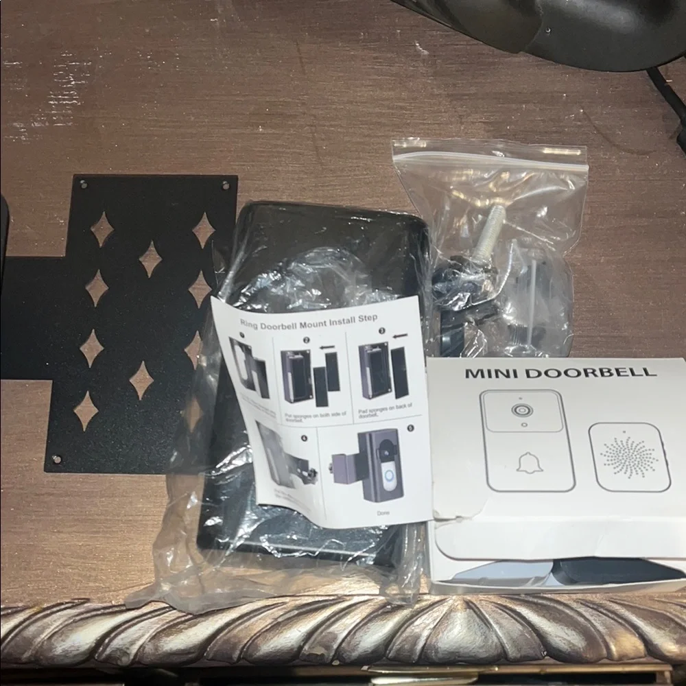 HOME SECURITY Wei home doorbell camera with Bluetooth speaker & mount